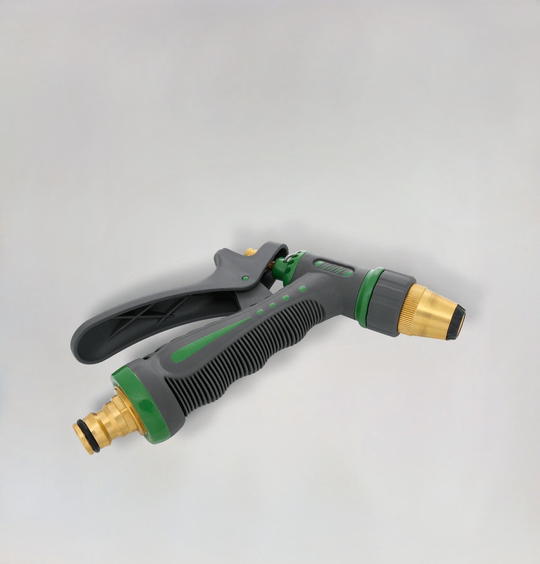 Pulvérisateur de jardin Fukana avec raccord enfichable 33092 en métal léger, réglable, pour Gardena