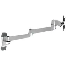 SpeaKa Professional SuperSwivel Monitor-Wandhalter, Neig Schwenk- und Drehbar (Wand, 30", 14 kg), Monitor Halterung, Silber, Schwarz