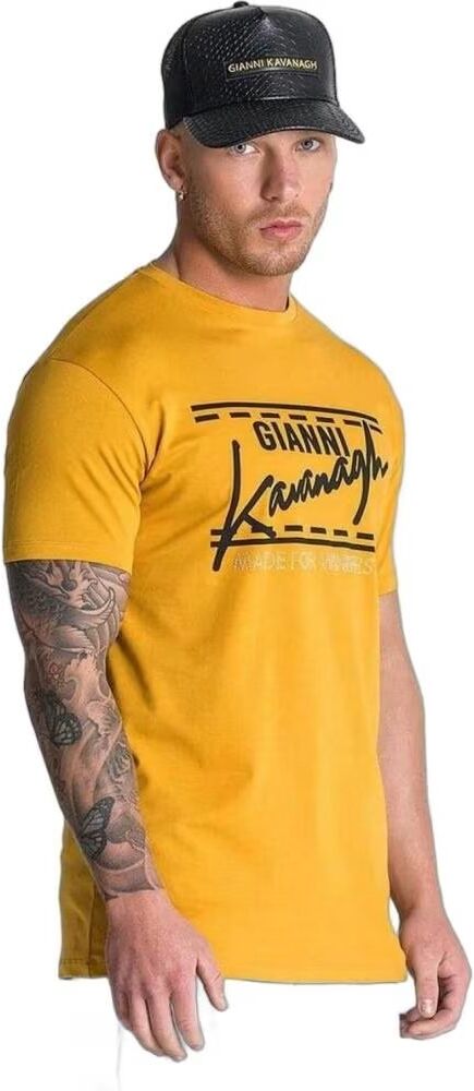 Camiseta Gianni Kavanagh Theater Amarilla Xs Hombre