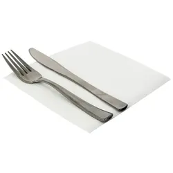 MONOUSO - Papierservietten 33x33cm 2-lagige Weiß (2.400 Stück)