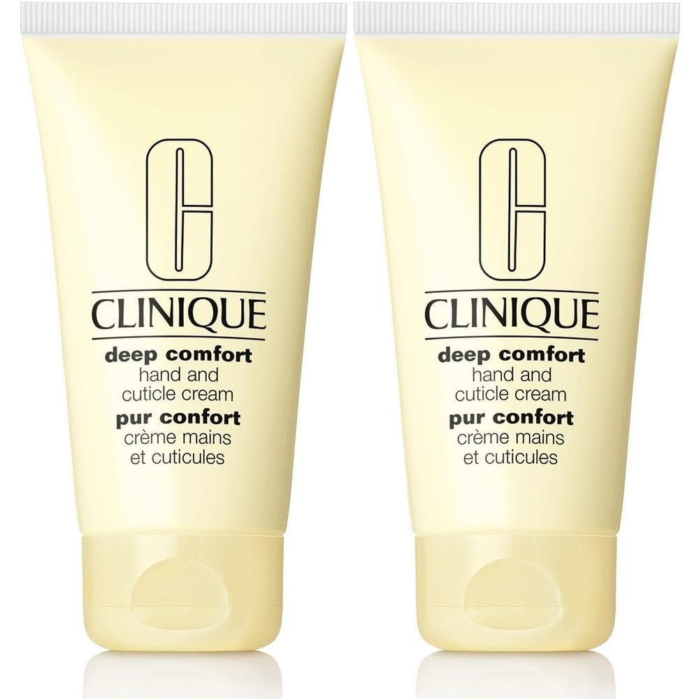 Clinique Deep Comfort Hand and Cuticle Cream x2 2x75 ml Creme