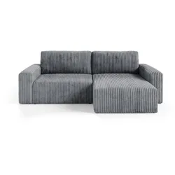 ECKSOFA Angela 3 Sitzplätze Dunkelgrau