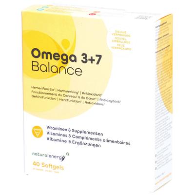 Natural Energy Omega 3+7 Balance ok Nlfren 40 St Kapseln