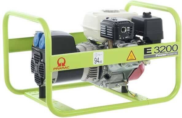 Pramac E 3200 - Generatore di corrente 2.6 kW - Continua 2.2 kW Monofase