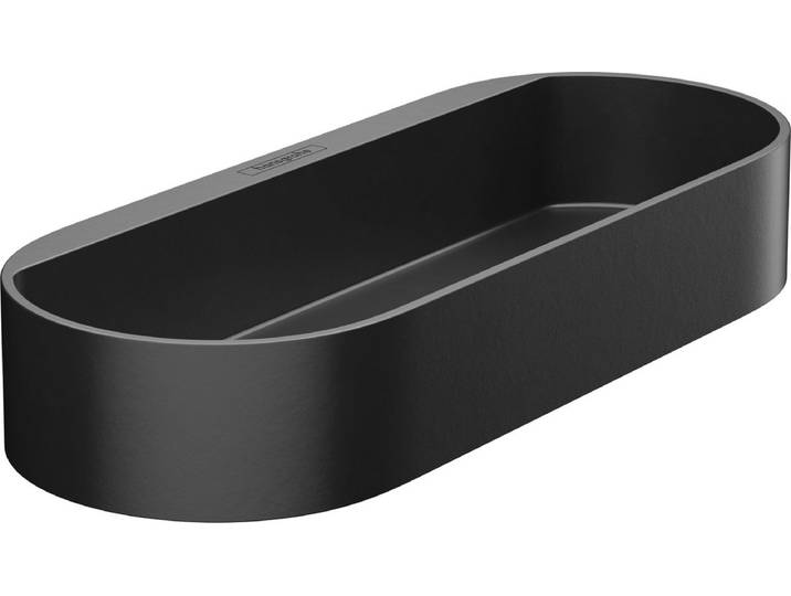 Hansgrohe Wallstoris Opbergbakje - 25x3.9x10cm - mat zwart