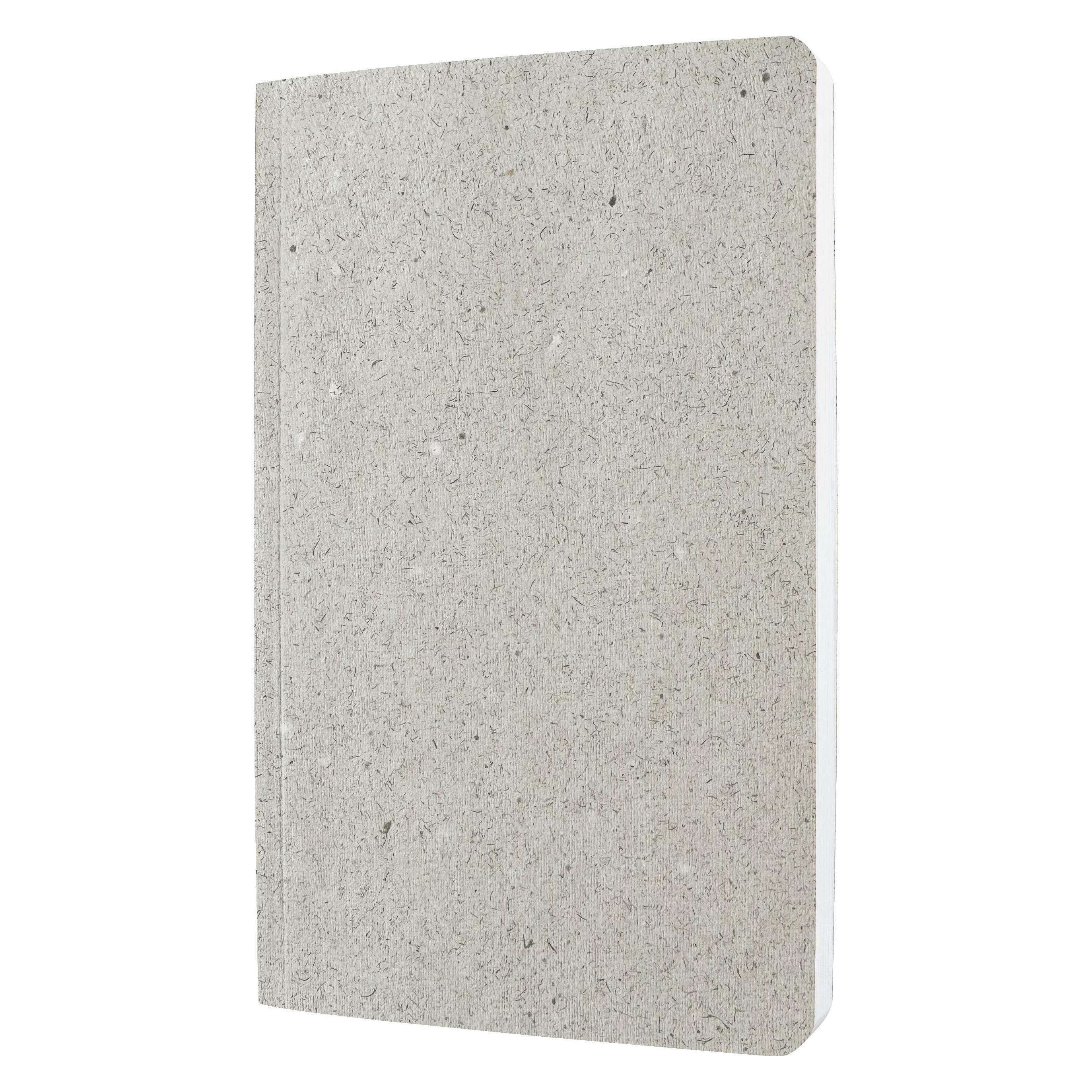 Sigel Notizbuch A5 Re-Up Tea kalkweiss vegan (A5, Kariert, Weicher Einband) (RU200)