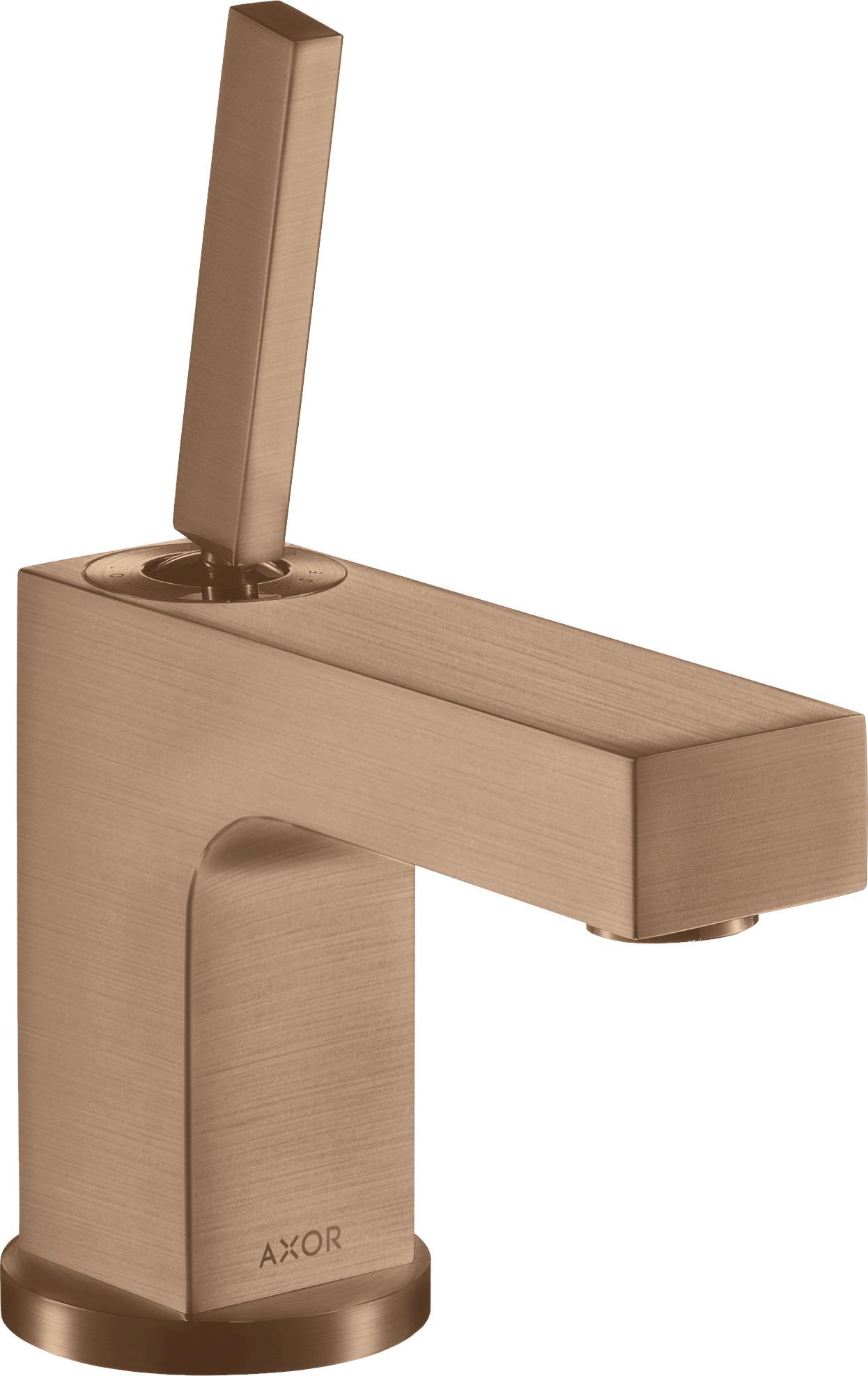hansgrohe Waschtisch-Einhebelmischer Axor Citterio 80 A 104mm, m Pin-Griff, ZugstAblGar, f HWB