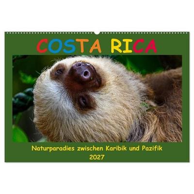 Costa Rica - Naturparadies zwischen Karibik und Pazifik (Wandkalender 2027 DIN A2 quer), CALVENDO Monatskalender