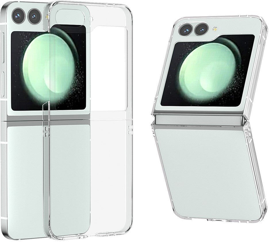 EIDERWOOD Samsung Galaxy Z Flip7 FE / Flip6 PC Plastik Bagside Cover - Gennemsigtig