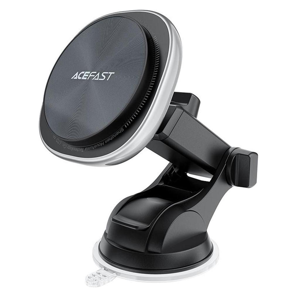 Acefast D42 Magnetic Dashboard Mount with Wireless Charger, MagSafe Compatible - Black (6974316283935)