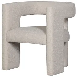 Sessel Tiwa Beige Bouclé