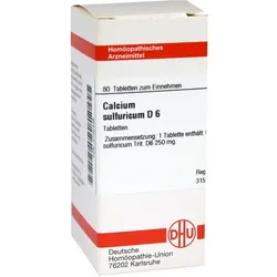 Calcium Sulfuricum D 6 Tabletten 80 St