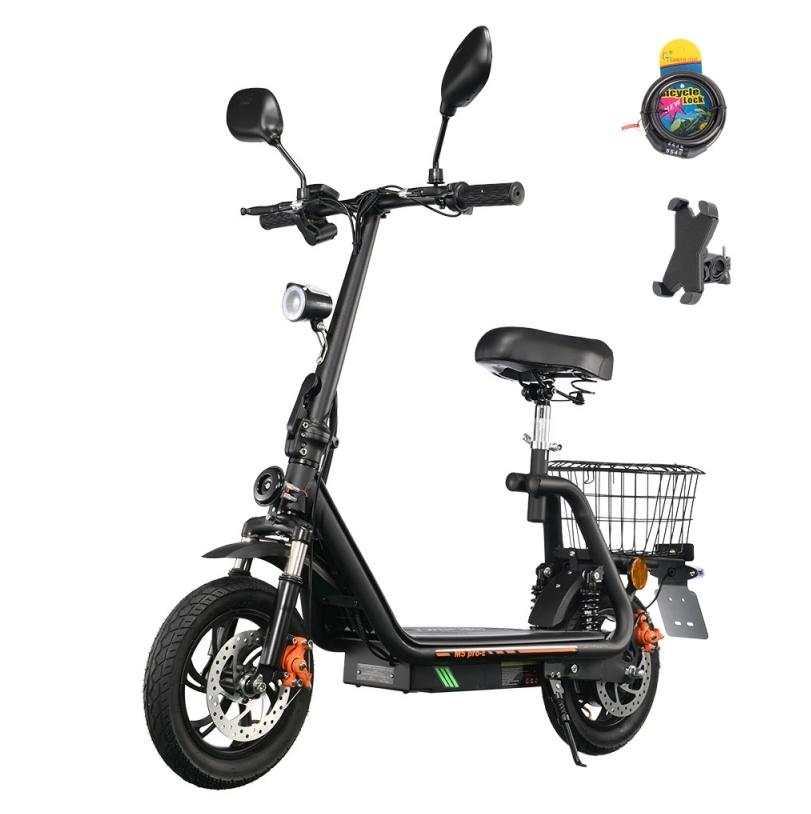 M5 PRO EEC City-E-Scooter,500W,23N.m,48V 13Ah,12-Zoll Offroad-Luftreifen,30km,(Ohne ABE-Version)