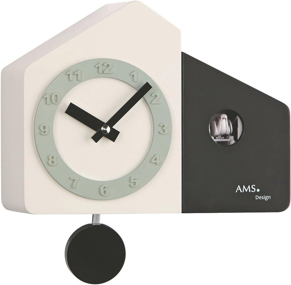Moderne Analoge Koekoeksklok met Kwartsmechanisme voor Wandmontage