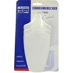 Einnehmebecher M.griff+3Deckel 4+8+12Mm Milchig 1 ST