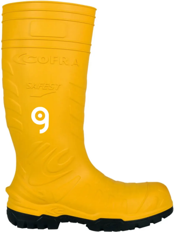 Safety Yellow by Safest: Stivali lavoro SB E P CI SRC -25°C 100% Metal Personalizzate o neutre Cofra