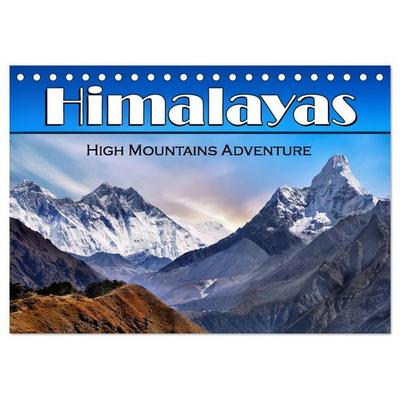 Himalayas high mountains adventure (Desk Calendar 2027 DIN A5 landscape), CALVENDO 12 Month DeskCalendar
