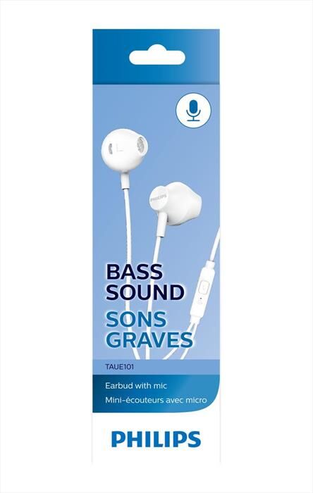 Philips Auricolari Taue101wt/00-white