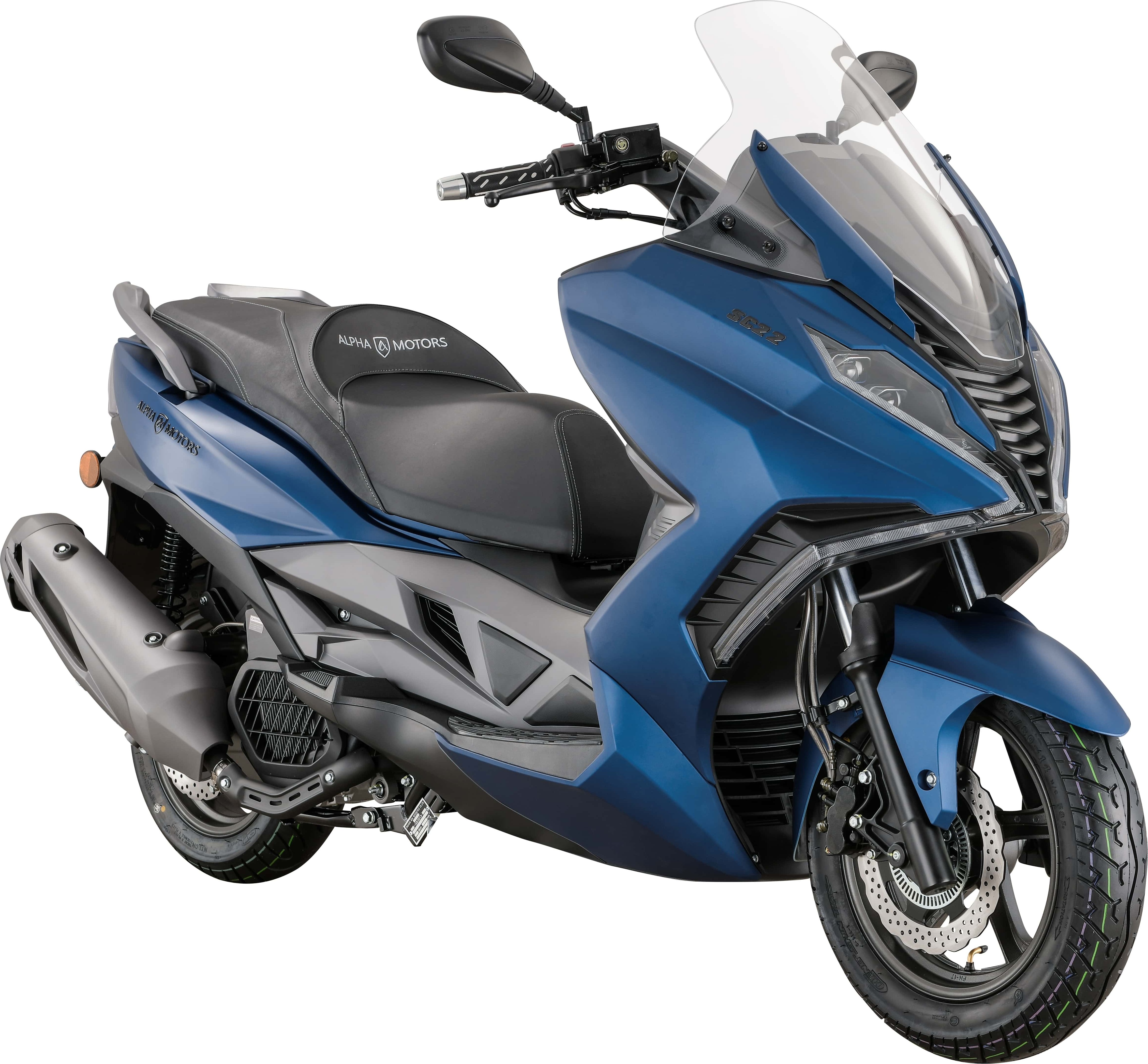 Motorroller Sport Cruiser 22 125 ccm 95 km/h EURO 5+ blau