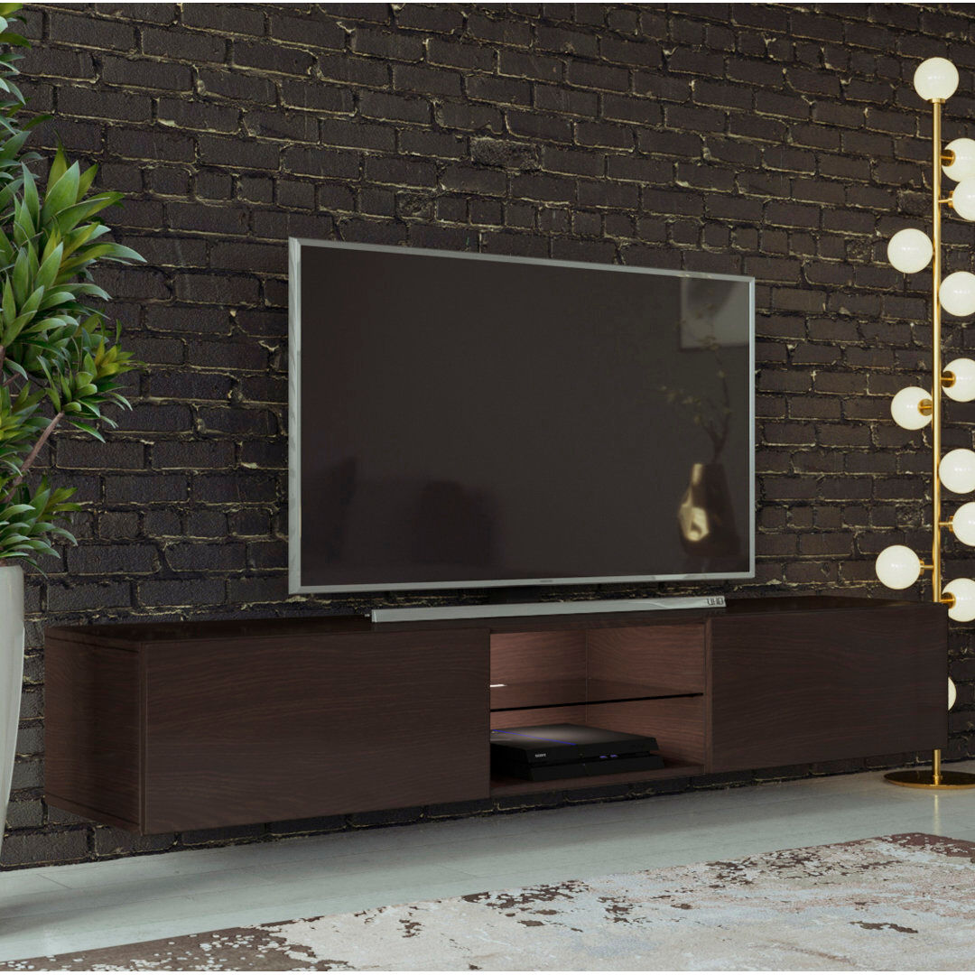 17 Stories Bertin TV Stand for TVs up to 75" Brown 75"