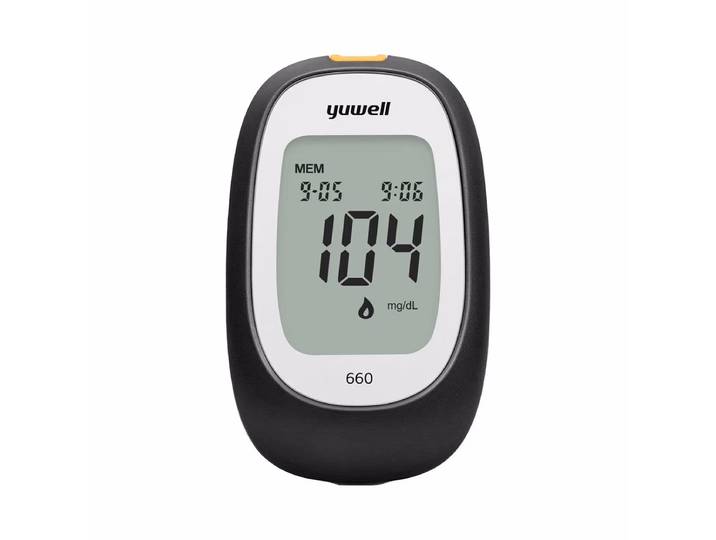 Yuwell BGM660 Blutzuckermessgerät – Blutdruckmessgerät/Herzfrequenzmessgerät – schwarz