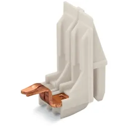 Wago 711-119 Anschlussadapter, 2-polig, Schneidklemmanschluss für Spulendraht, natur 711119  - 100 Stück