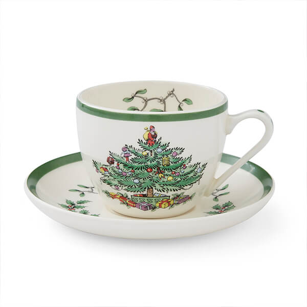 Spode Christmas Tree Teacup & Saucer