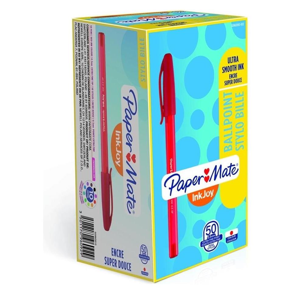 Paper Mate Kugelschreiber Inkjoy 100 Cap 1 mm Rot (50x) (S0957140)