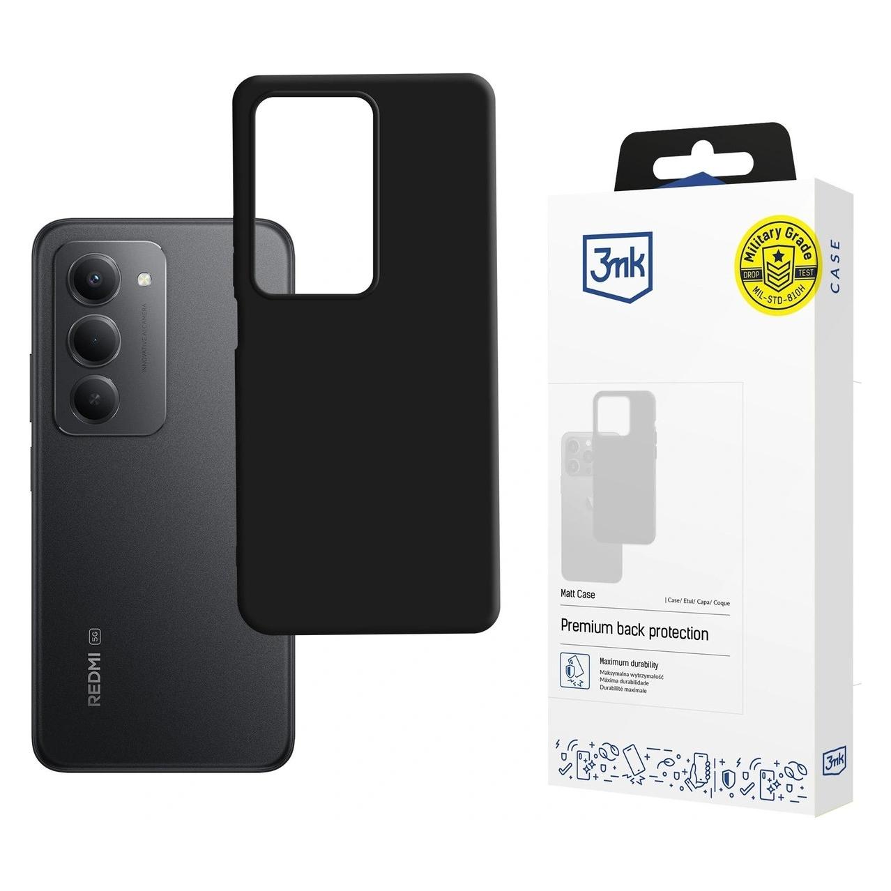 3MK - Matt Case - Xiaomi Redmi 15 4G / Redmi 15 5G - Black (Xiaomi Redmi 15 5G, Xiaomi Redmi 15C 4G) (5903108682114)