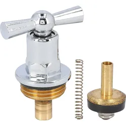 Knebel-Oberteil mit Rückflussverhinderer DN15 (1/2'') verchromt