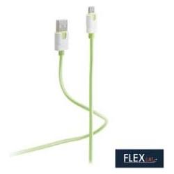 Shiverpeaks FLEXLINE Daten- & Ladekabel, USB-A - Lightning, grn, 2,0 m (2 m, USB 2.0) (FL31-73033)