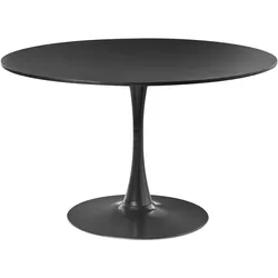 ESSTISCH Schwarz 120/120 cm Boca