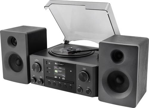 Soundmaster Stereoanlage DAB+, UKW, USB, MP3, Bluetooth, AUX, CD, Weckfunktion
