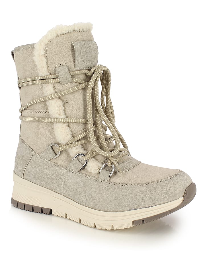 Kimberfeel Winterstiefel "Alyssia" in Creme - 39