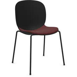 Profim Noor 6055S Konferenzstuhl Besucherstuhl, 4-Fuß, 3D-Furnierschale, Sitzpolster frei konfigurierbar