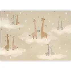 Artgeist, Tapete, Fototapete - Giraffes in Love (250 x 175 cm)