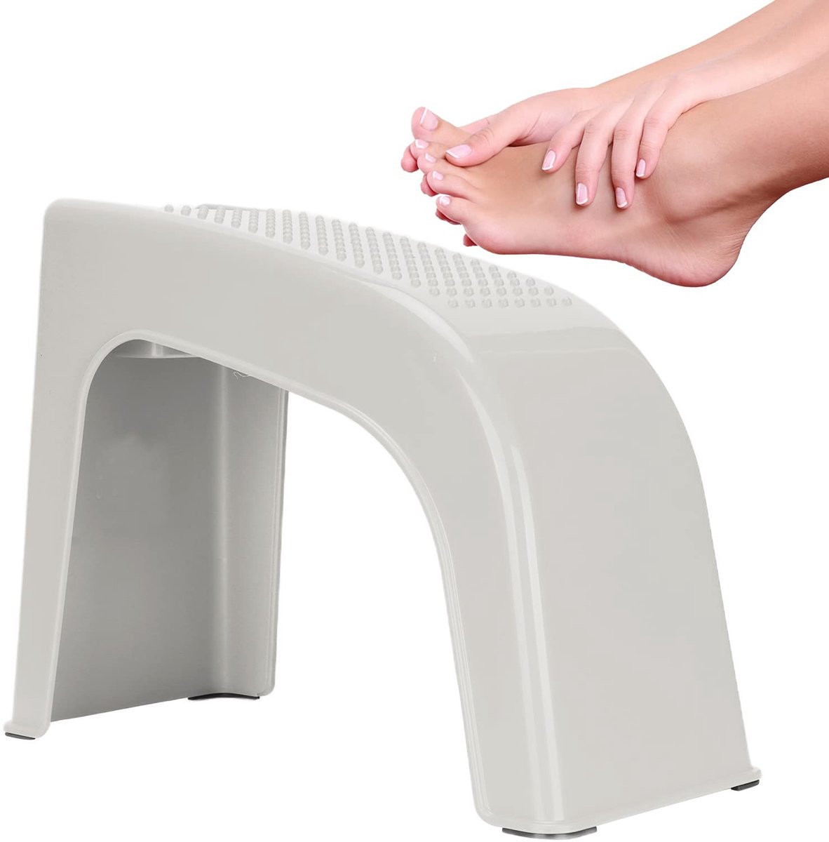 Dailygoods Voetensteun Antislip - Stabiele Douchekruk voor Scheren en Nagelverzorging