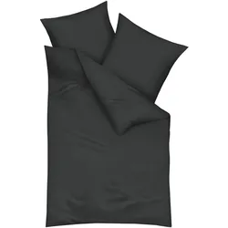 Kaeppel Mako-Satin Bettwäsche Uni 3000/639 titanium 135x200 cm / 80x80 cm