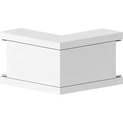 GGK 12723 Außeneck BR 60x110mm/80-9010, PVC, Gehrungsformteil, alpinweiß BR 60x110/80-AE BR60x11080AE
