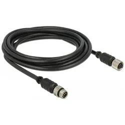 Navilock GPS-Kabel 6-poliges M8 (M) bis 6-poliges M8 (W) (3 m), Schnittstellenkabel
