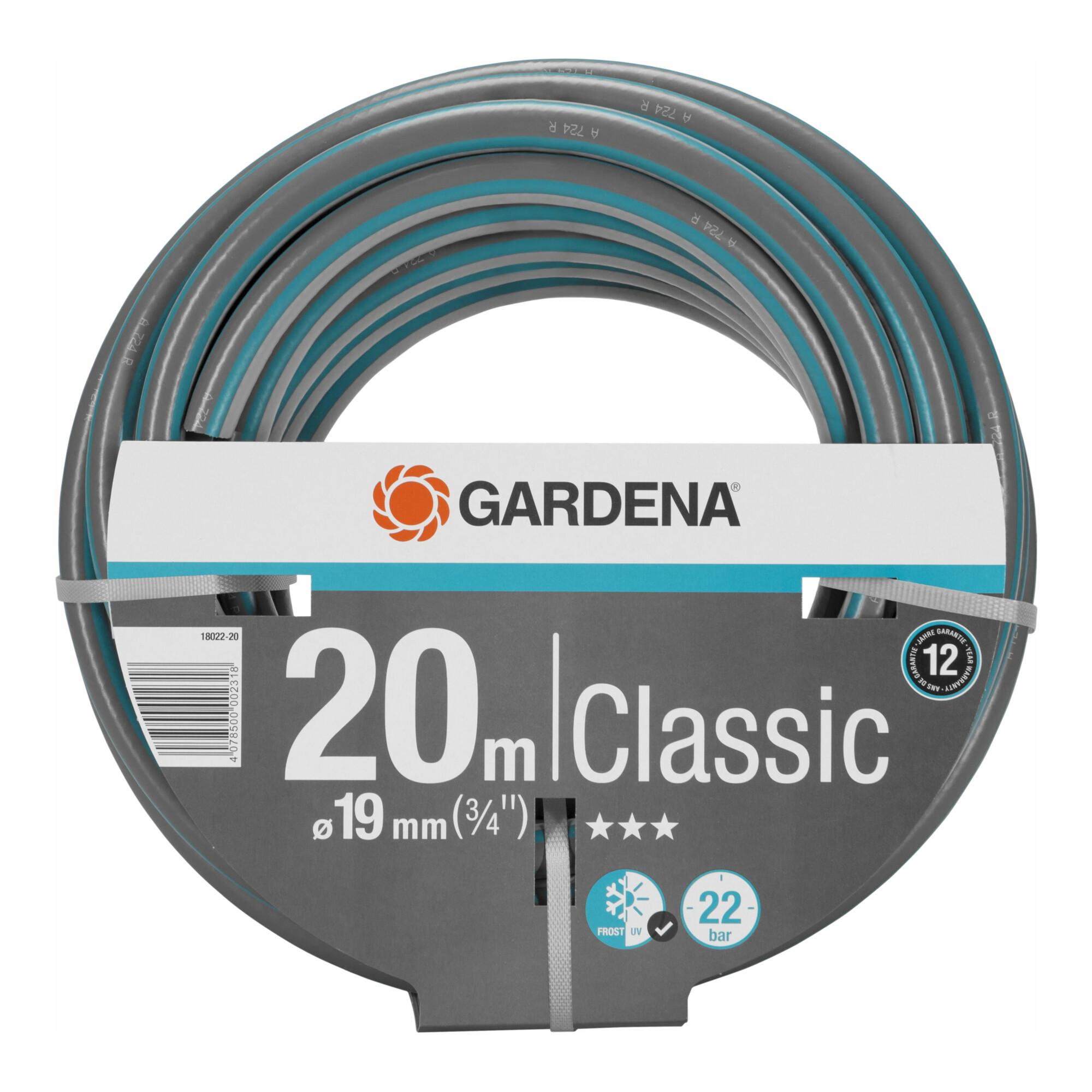 GARDENA Classic Schlauch 19 mm (3/4"), 20 m o. A. (4078500002318)