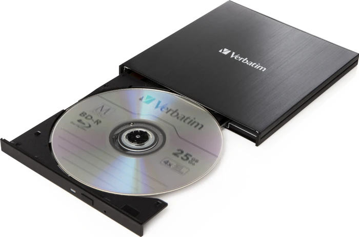 VERBATIM Blu-Ray Slimline Ultra HD 4K USB 3.2 Gen 1 (USB-C)