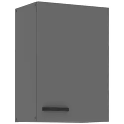 Küche NESSA Hängeschrank 50 cm Anthrazit Küchenzeile Küchenblock Einbauküche