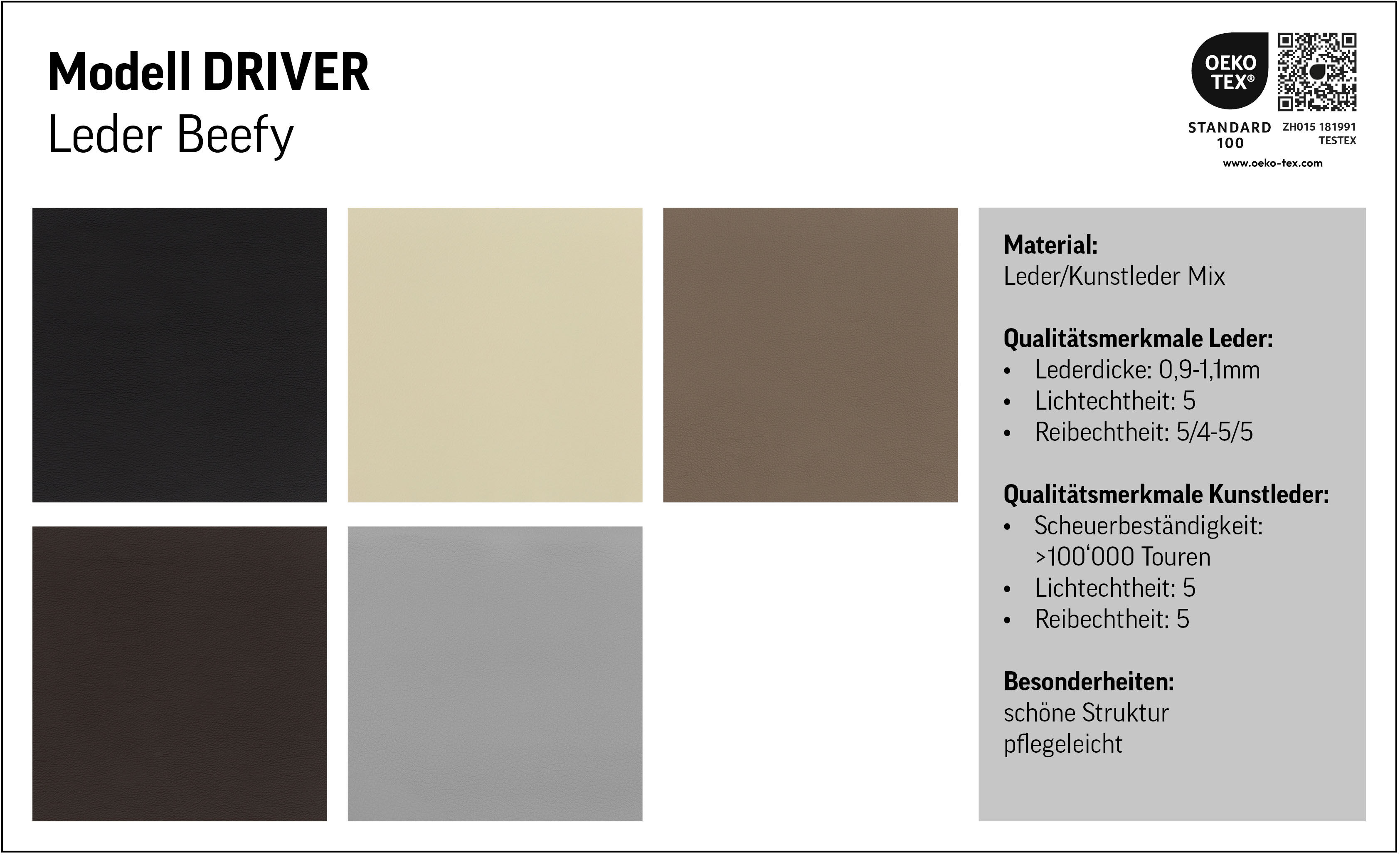 Hocker COTTA "Driver", weiss (altweiß), B:101cm H:43cm T:65cm, Luxus-Kunstleder;LEDER BEEFY (ein abgedecktes Spalt-Rindsleder) im Sitz, Korpus in Kunstleder;NaturLEDER (echtes Rindsleder);Kunstleder SOFTLUX;LEDER/ NaturLeder: Bitte beachten Sie, dass Lede