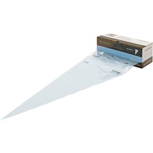 Schneider-GmbH Spritzbeutel 391230, gerollt, Einweg, aus Kunststoff, blau-transparent, 60 cm, 100 Stück