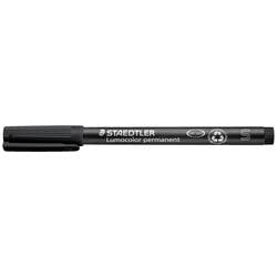 Staedtler Lumocolor permanent S DRY SAFE 313-9 Permanentmarker Schwarz wasserfest: Ja