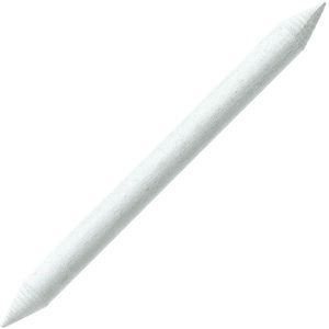 Faber-Castell Papierwischer Estompe 122780, beidseitig gespitzt, zum Verreiben und Korrigieren