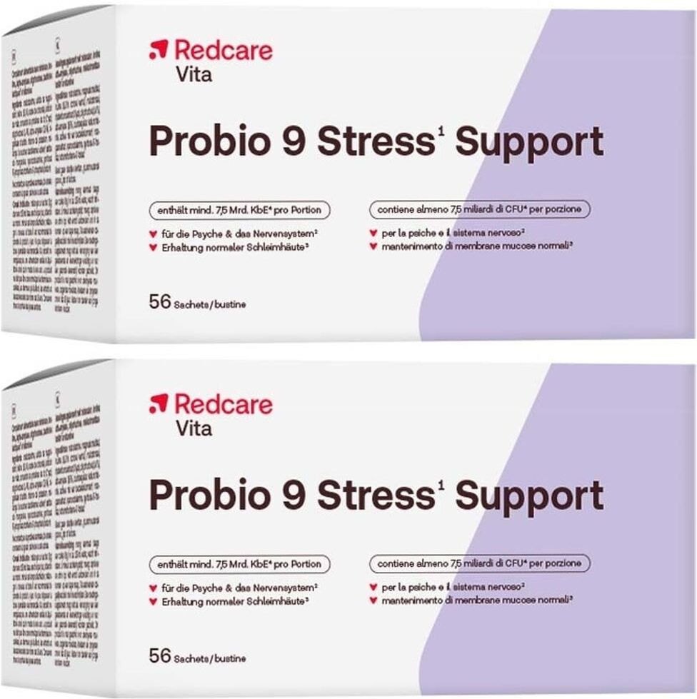 Redcare von Shop Apotheke Redcare Vita Probio 9 Stress¹ Support Doppelpack 2x56x3 g Beutel