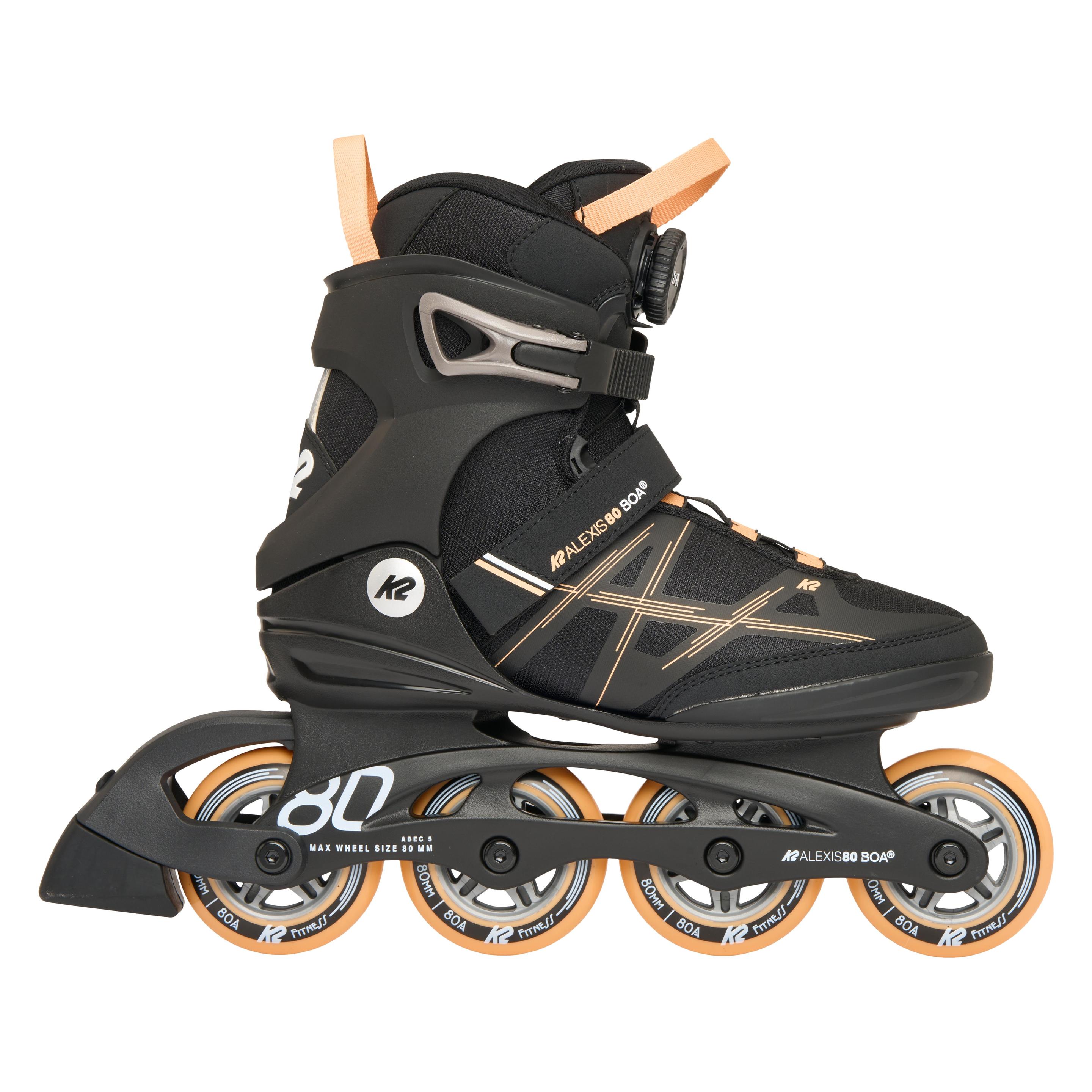 K2 ALEXIS 80 BOA,black - pink black - pink Grösse: 9 (40) (30H0100-1-1)