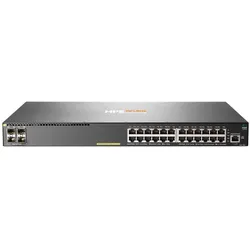HPE 2930f-24g-Poe+-4sfp (24 Ports), Netzwerk Switch, Schwarz
